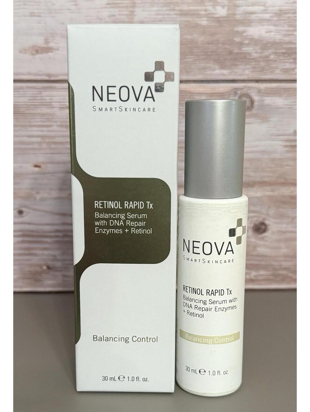 Neova Retinol Rapid Tx Balancing Control Serum, New in Box, 1 oz, DNA Repair